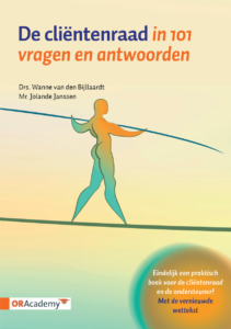 Cover lesboek voor Cursus cliëntenraad in 101 vragen en antwoorden
